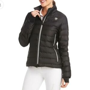 Ariat Women's Braze Performance Down Riding Jacket Puffer Coat Black Size XL
